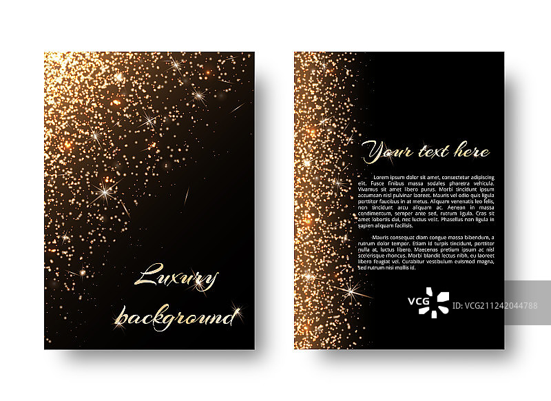 金色光芒闪耀背景图片素材