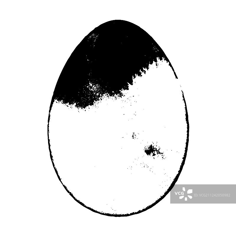 做旧风格复活节彩蛋图片素材