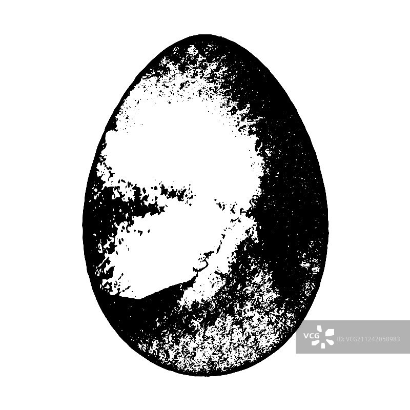 做旧风格复活节彩蛋图片素材