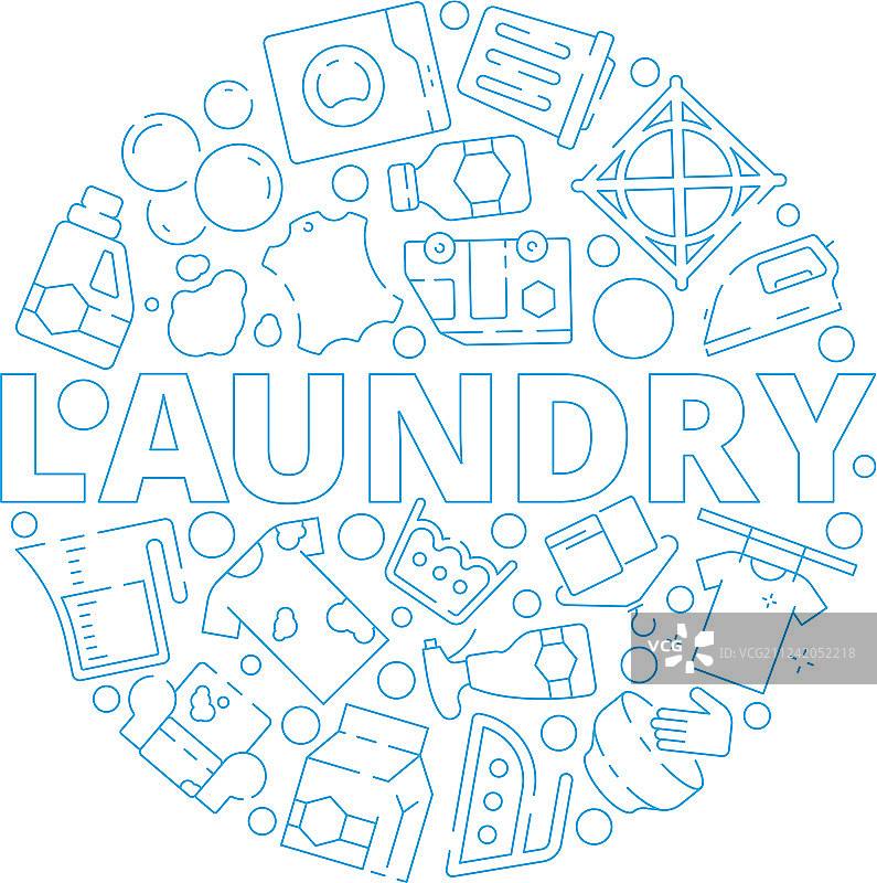 洗衣服务背景（干洗）图片素材