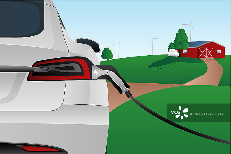 充电电动汽车图片素材