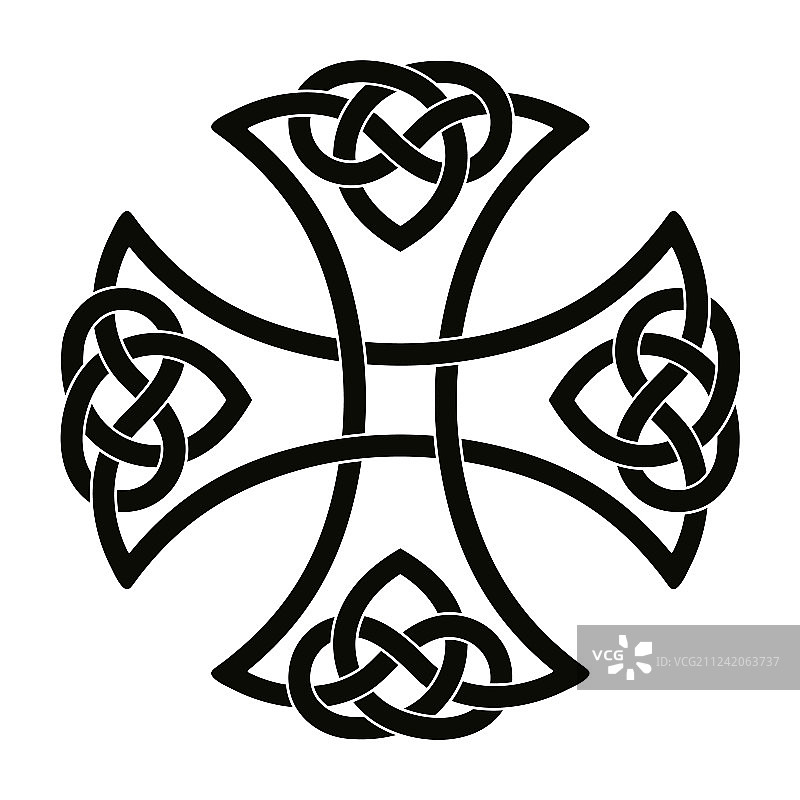 凯尔特民族十字架图片素材