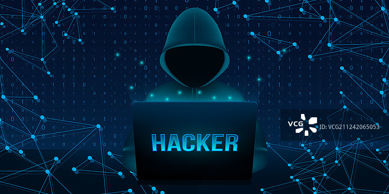 创意电脑黑客图片素材