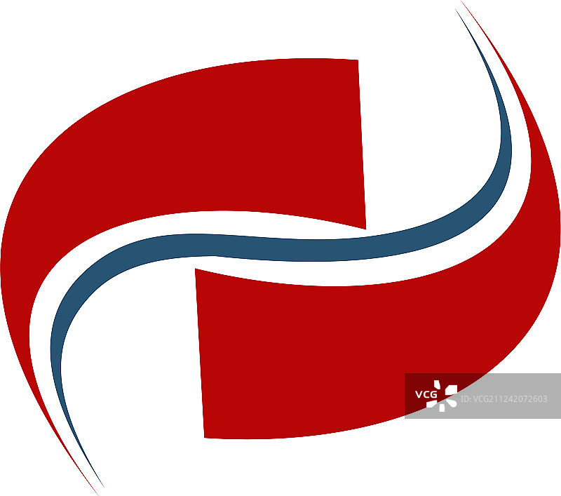 现代解决方案字母N图片素材