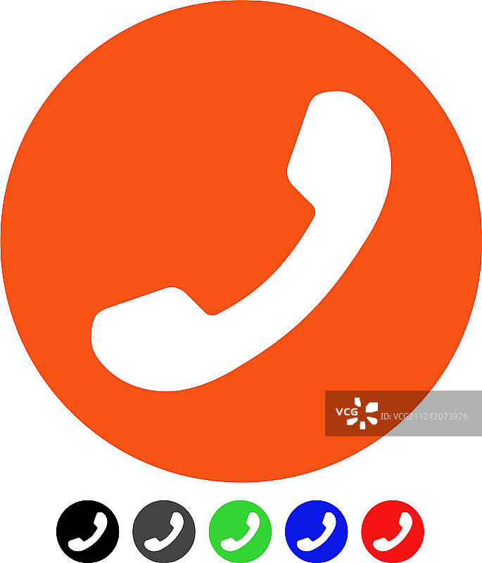 电话号码扁平图标图片素材