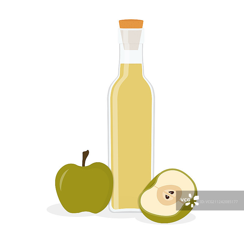 独立的醋瓶图片素材