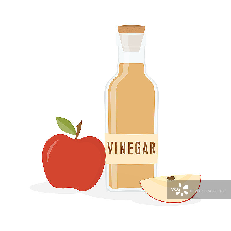 独立的醋瓶图片素材