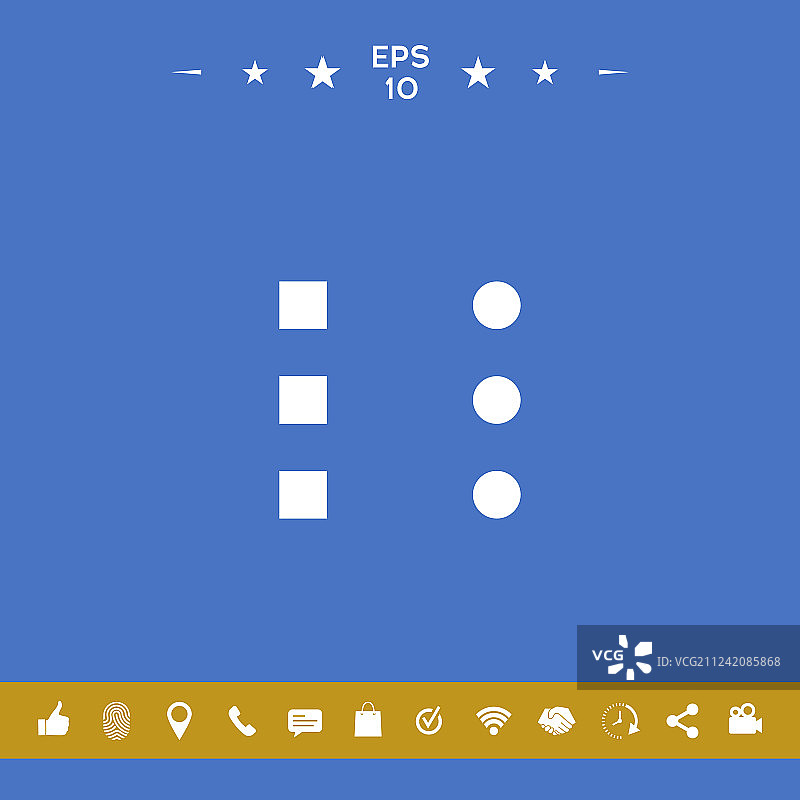 移动应用网站菜单图标图片素材