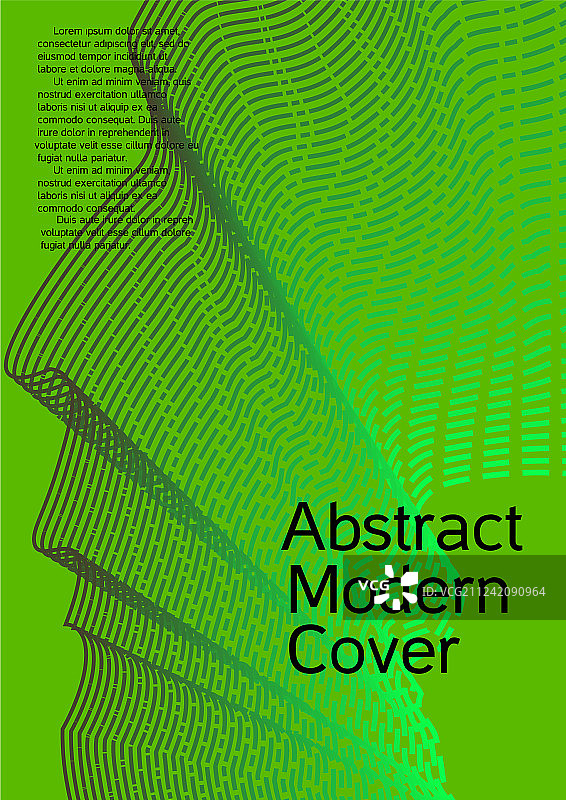 抽象线条创意绿色背景图片素材