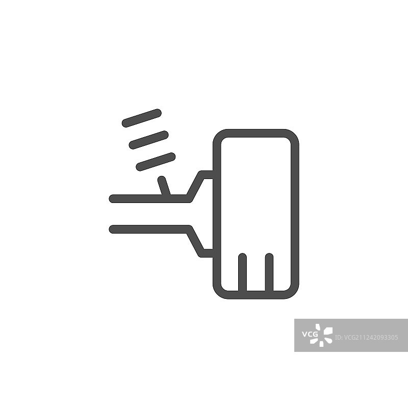 汽车悬架线条图标图片素材