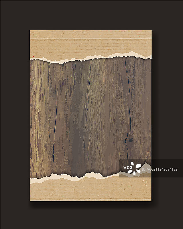 木墙做旧纸张设计图片素材