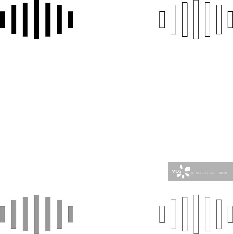 数字信号黑灰色图标集图片素材