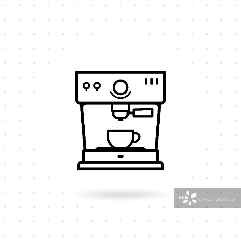浓缩咖啡机图标图片素材