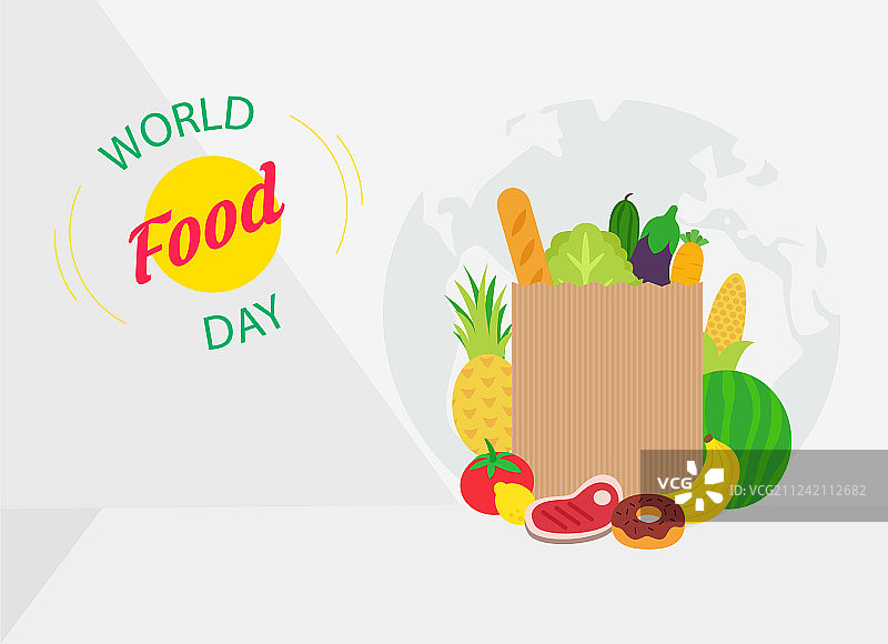 世界粮食日贺卡图片素材