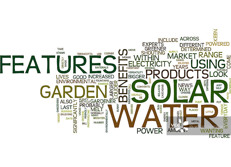 太阳能水景的好处图片素材