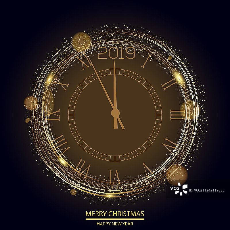 圣诞节或新年贺卡图片素材