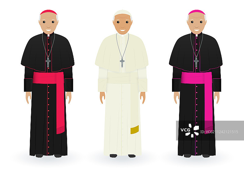 白色背景上的人物图片素材