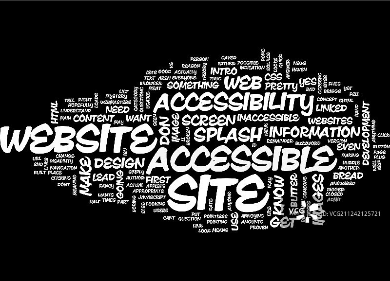 网站可访问性的基础图片素材