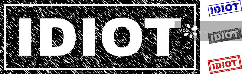 白痴纹理复古矩形水印图片素材