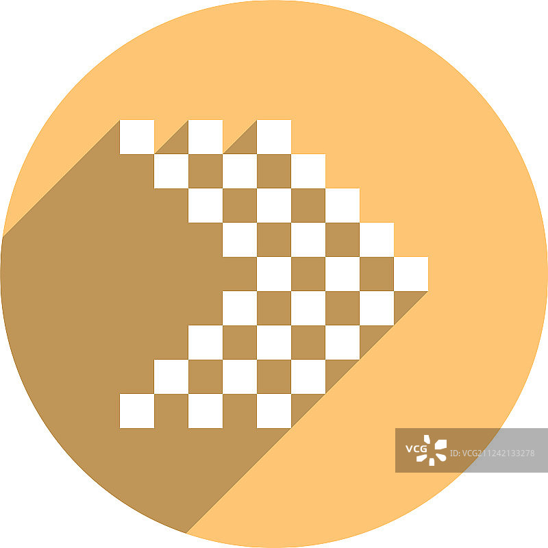 圆形箭头数字显示屏图标图片素材