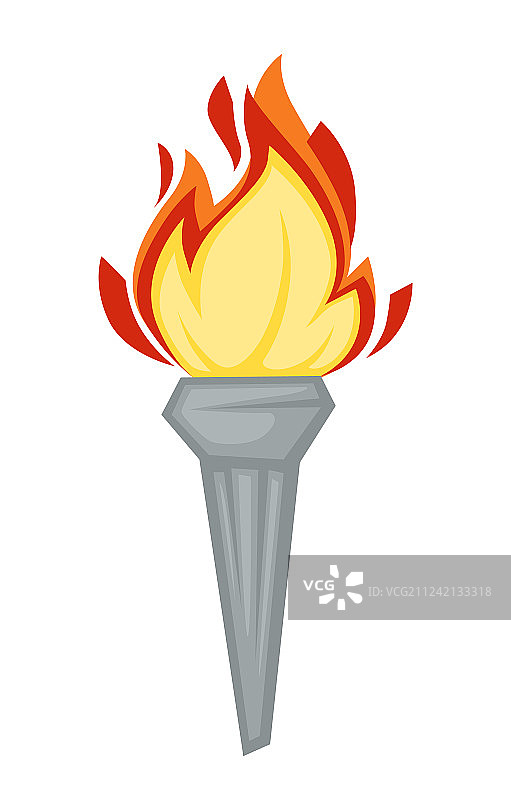 奥运会火炬希腊符号火焰图片素材