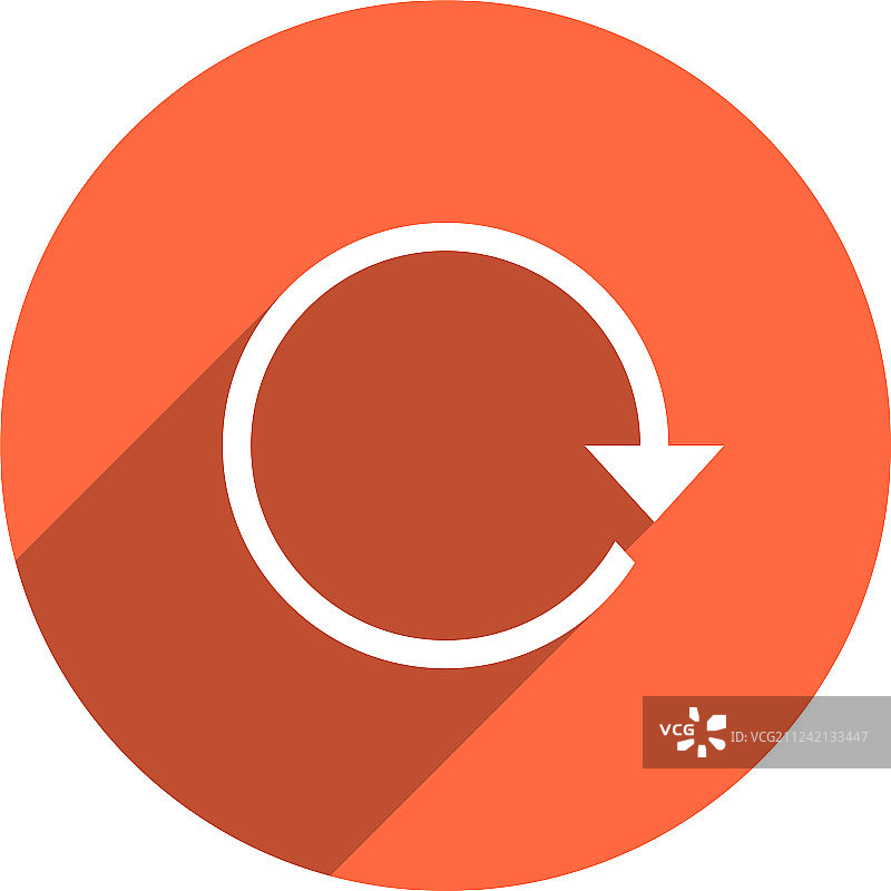 箭头重置圆形按钮图标图片素材