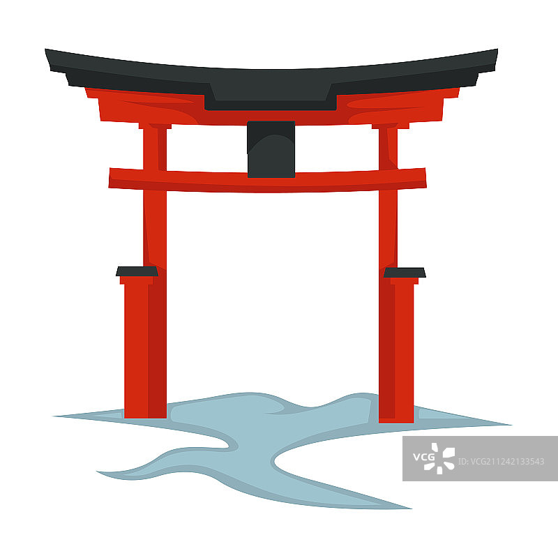 鸟居日式符号建筑图片素材
