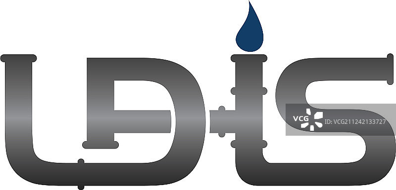 字母LDIS石油管道工程服务图片素材