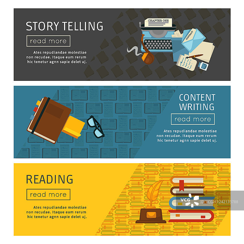 故事叙述与内容写作网页图片素材