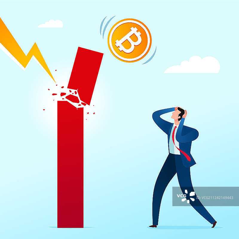 商业失败冲击图片素材