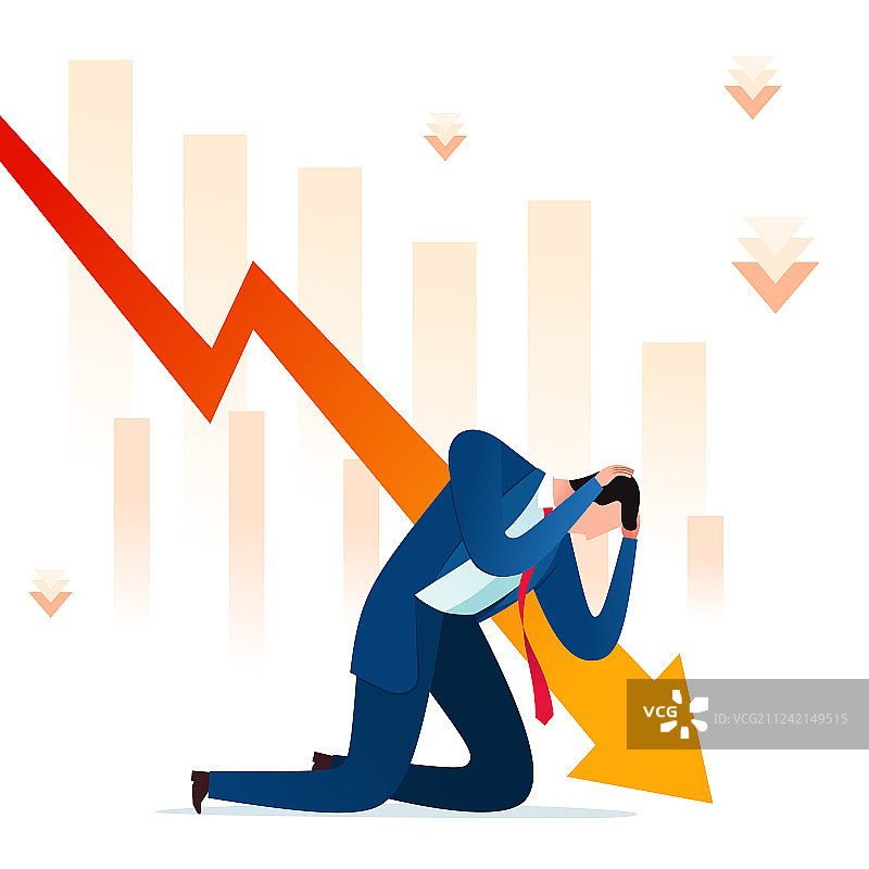 商业失败压力图片素材