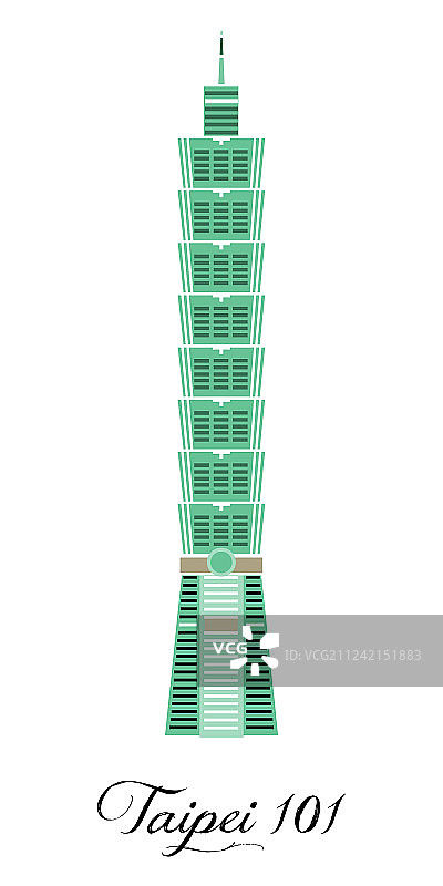 台北101地标图片素材