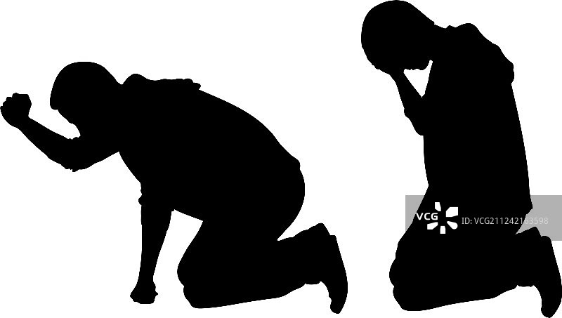 愤怒的男人轮廓图片素材