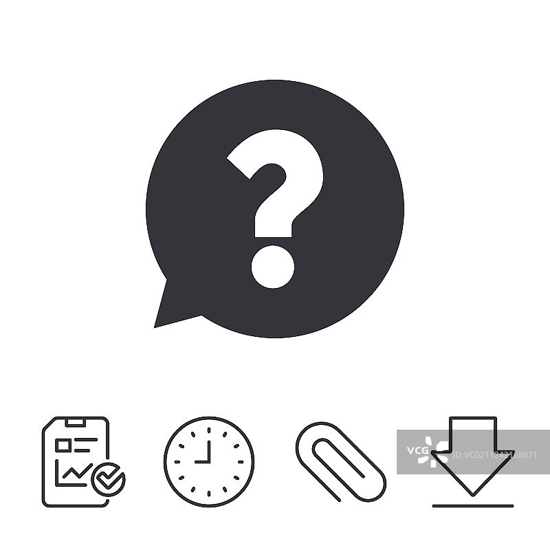 问号标志图标帮助符号图片素材