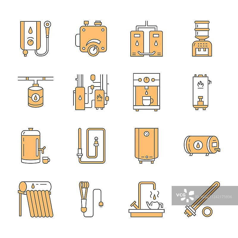 热水器锅炉恒温器（电、燃气）图片素材