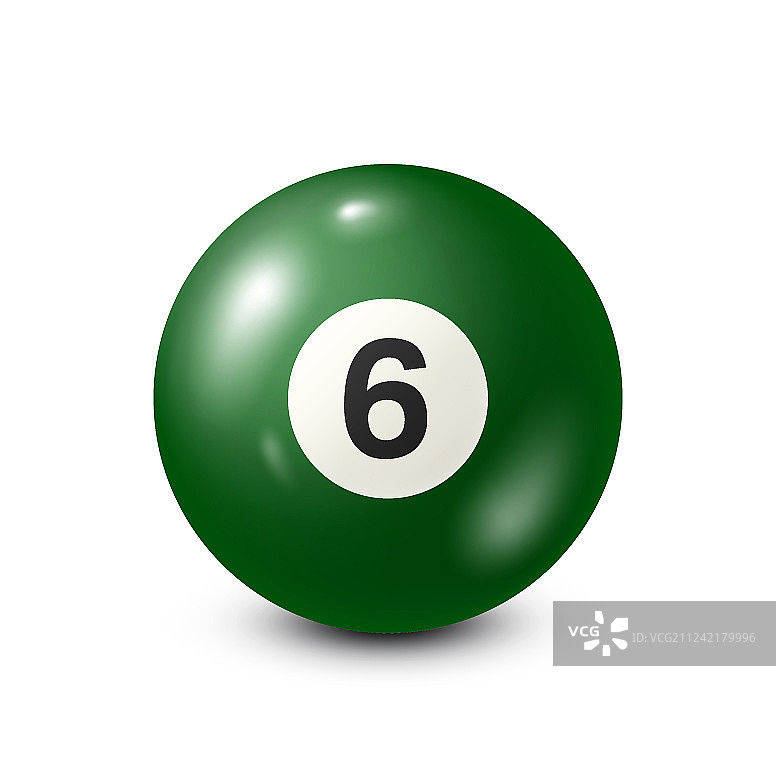 绿色8号台球图片素材
