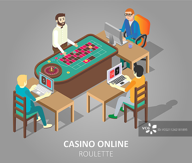 在线赌场轮盘游戏图片素材