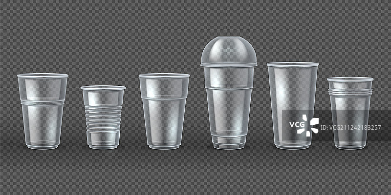 一次性塑料咖啡杯图片素材