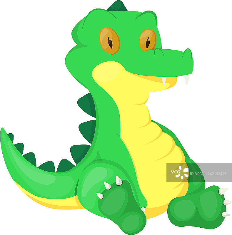 卡通鳄鱼动物图片素材