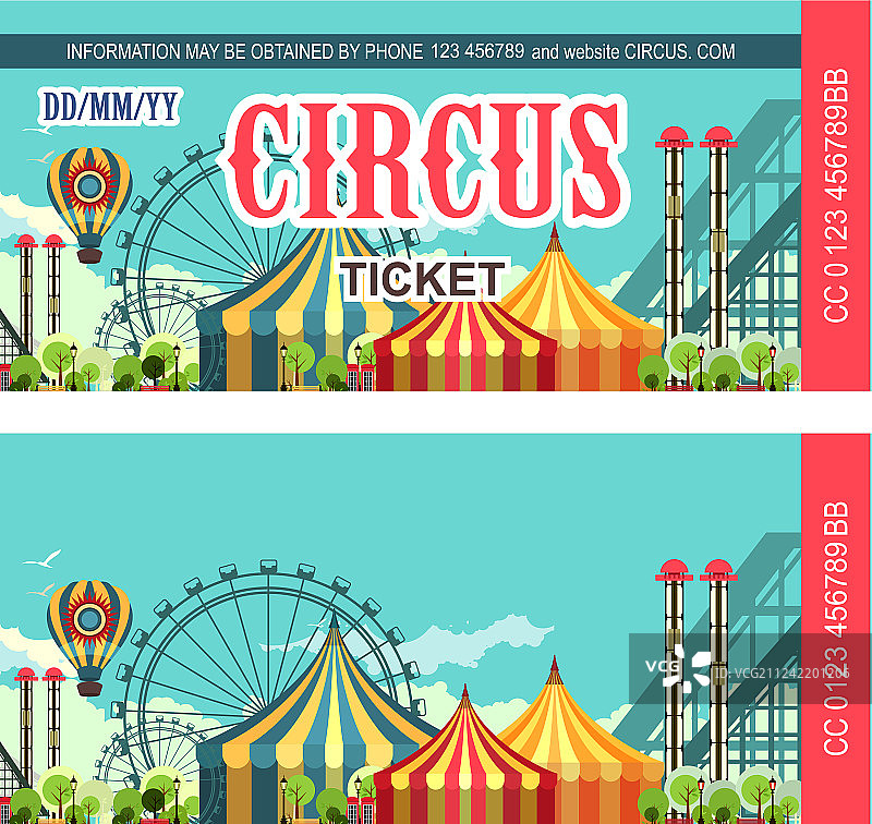 游乐园门票图片素材