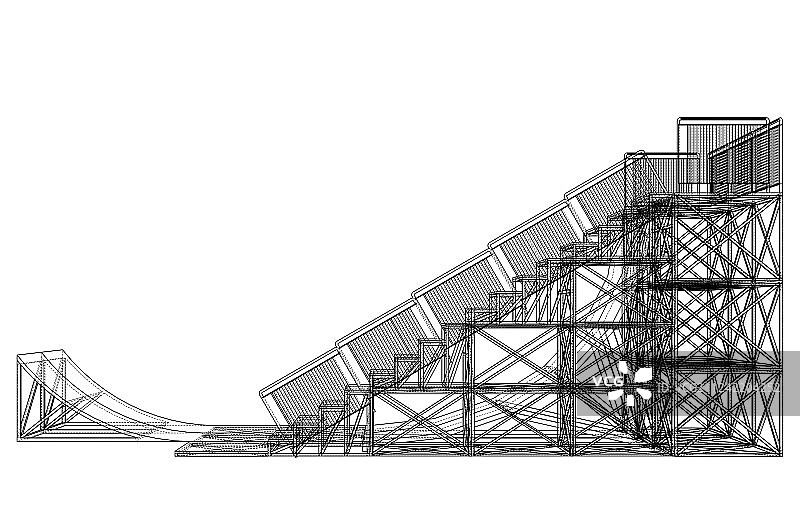 斜坡概念轮廓图片素材