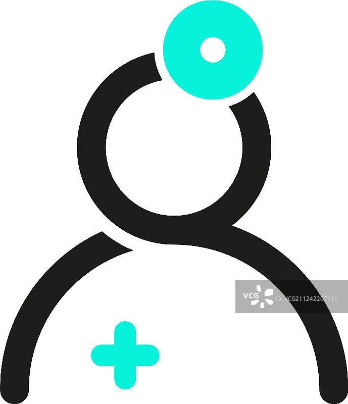 耳鼻喉科医生隔离图标护理人员图片素材