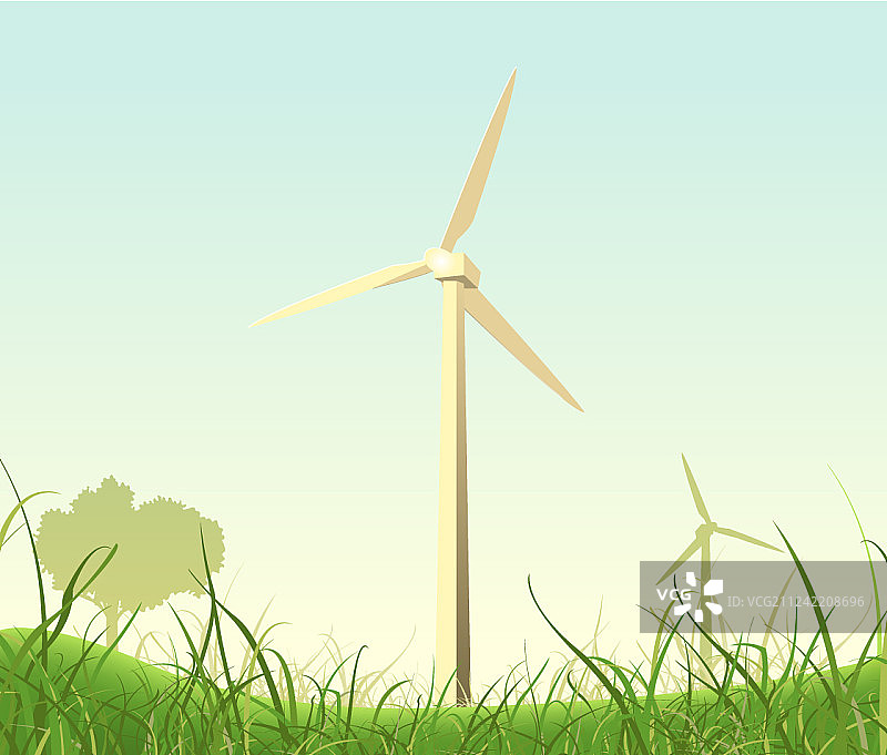 春夏风车海报图片素材