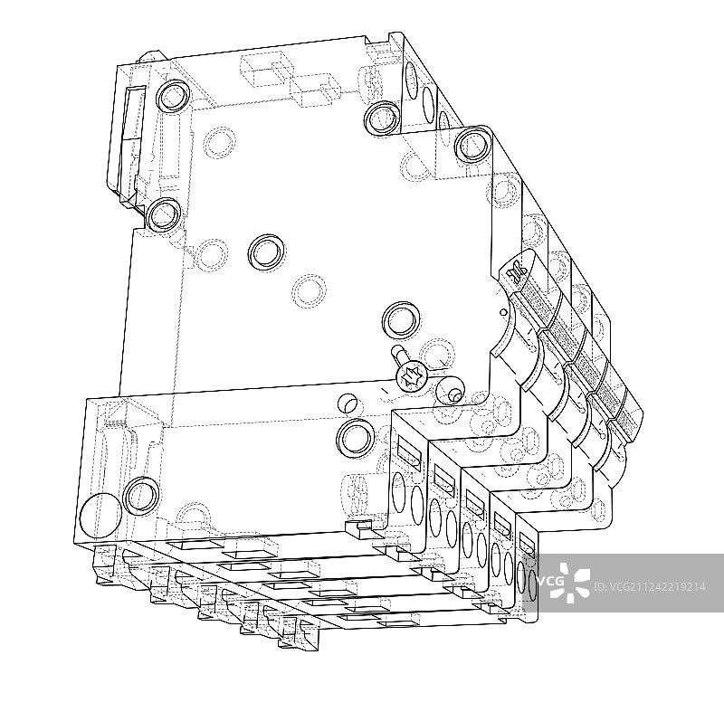 自动断路器概念图片素材