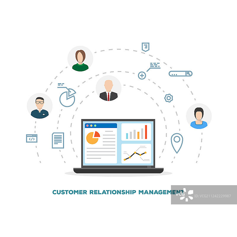 客户关系管理图片素材