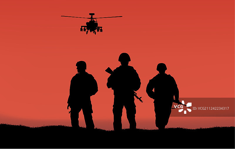 士兵执行作战任务图片素材