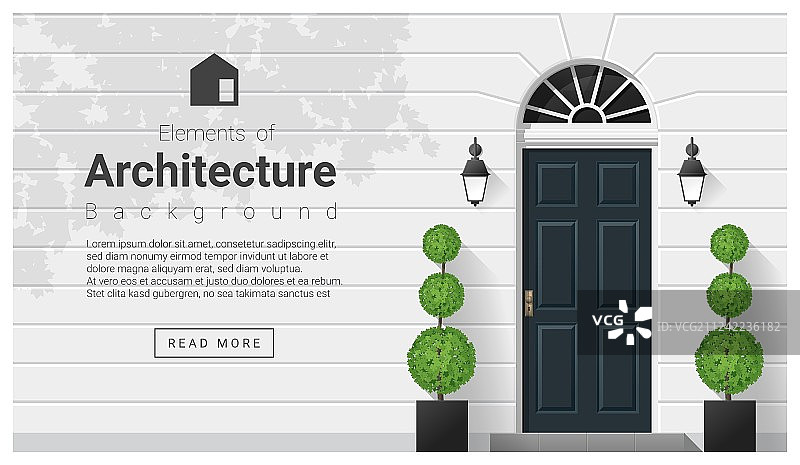 建筑元素：前门背景15图片素材