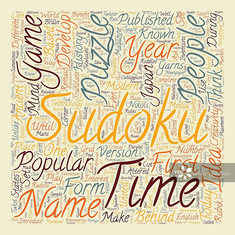 数独文字背景词云概念图片素材