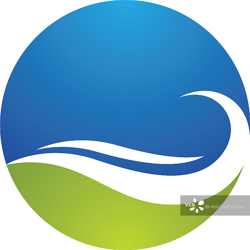 波浪符号图片素材