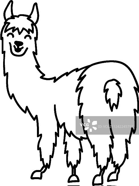 可爱的南美洲卡通形象图片素材